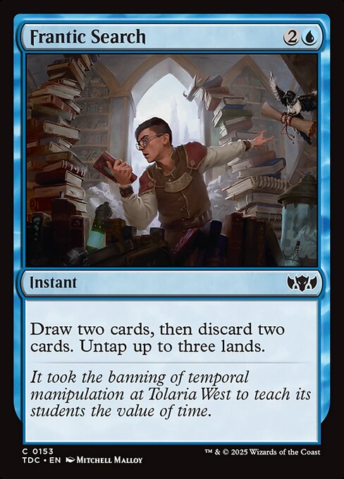Magic the Gathering Card - Frantic Search - MTG Circle