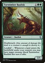 Magic the Gathering Card - Turntimber Basilisk - MTG Circle