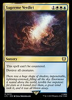 Magic the Gathering Card - Supreme Verdict - MTG Circle