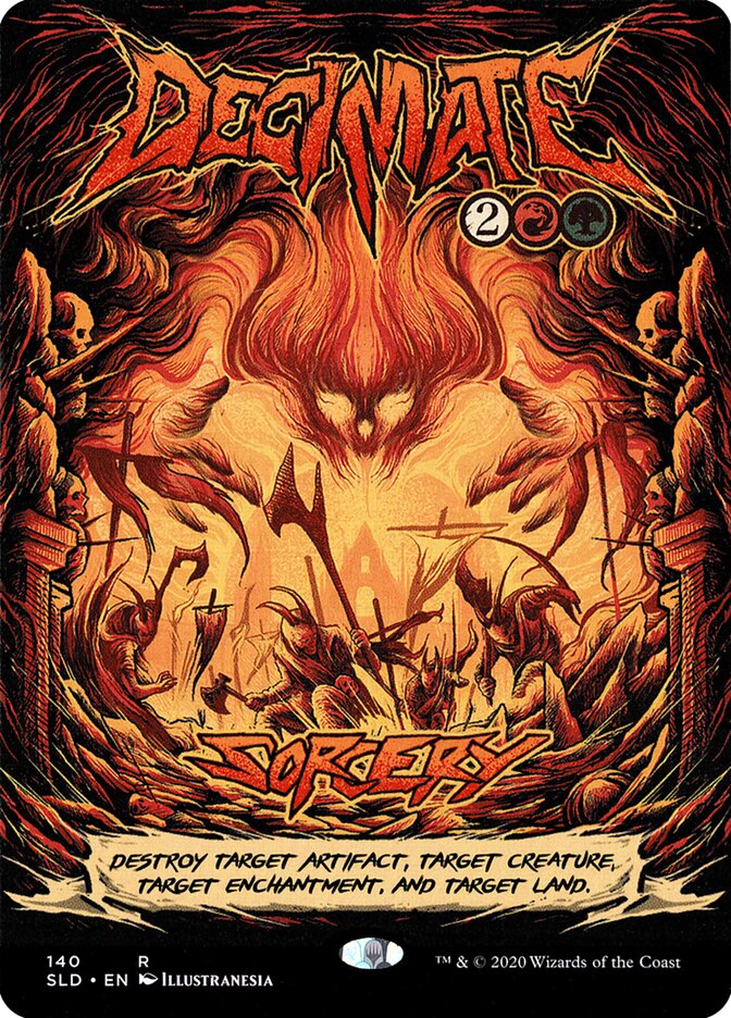 Magic the Gathering Card - Decimate - MTG Circle