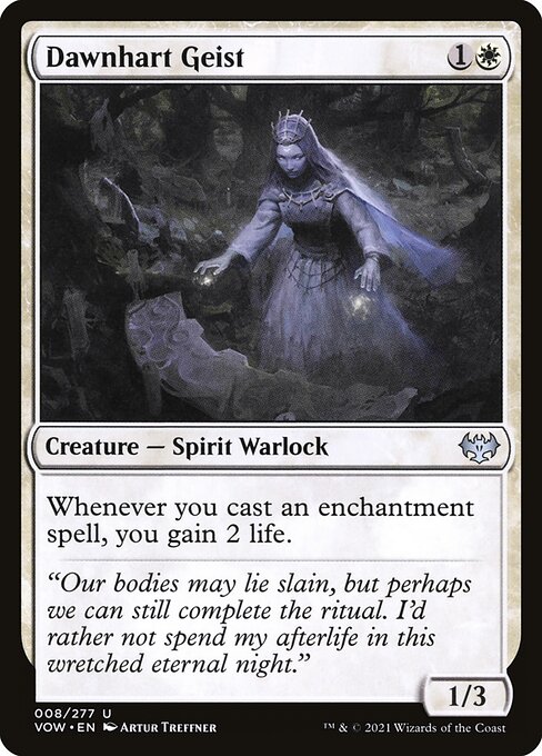 Magic the Gathering Card - Dawnhart Geist - MTG Circle