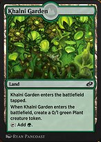 Magic the Gathering Card - Khalni Garden - MTG Circle