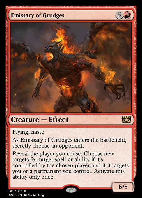 Magic the Gathering Card - Emissary of Grudges - MTG Circle
