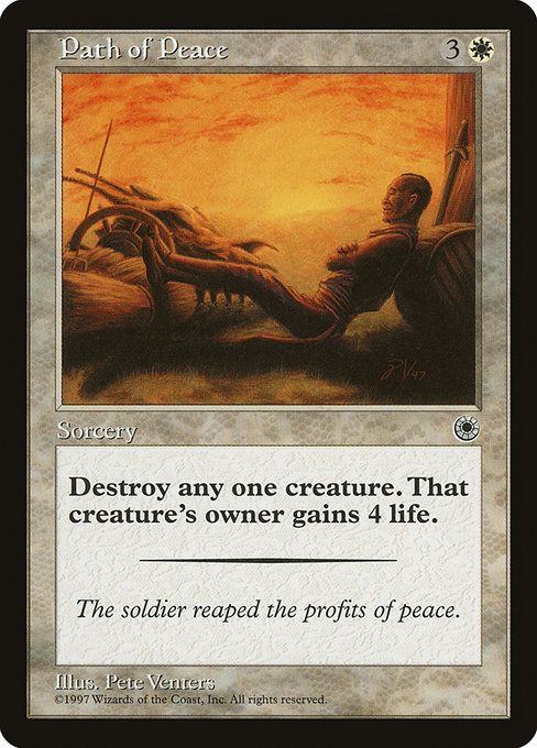 Magic the Gathering Card - Path of Peace - MTG Circle