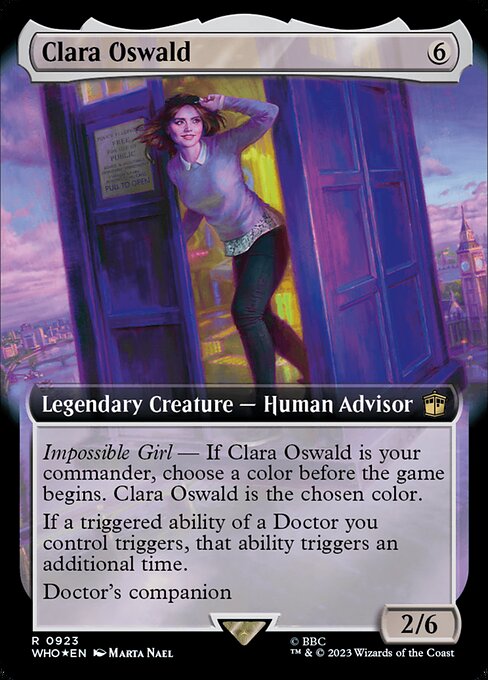 Magic the Gathering Card - Clara Oswald - MTG Circle