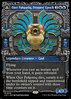 Magic the Gathering Card - Ojer Pakpatiq, Deepest Epoch // Temple of Cyclical Time - MTG Circle