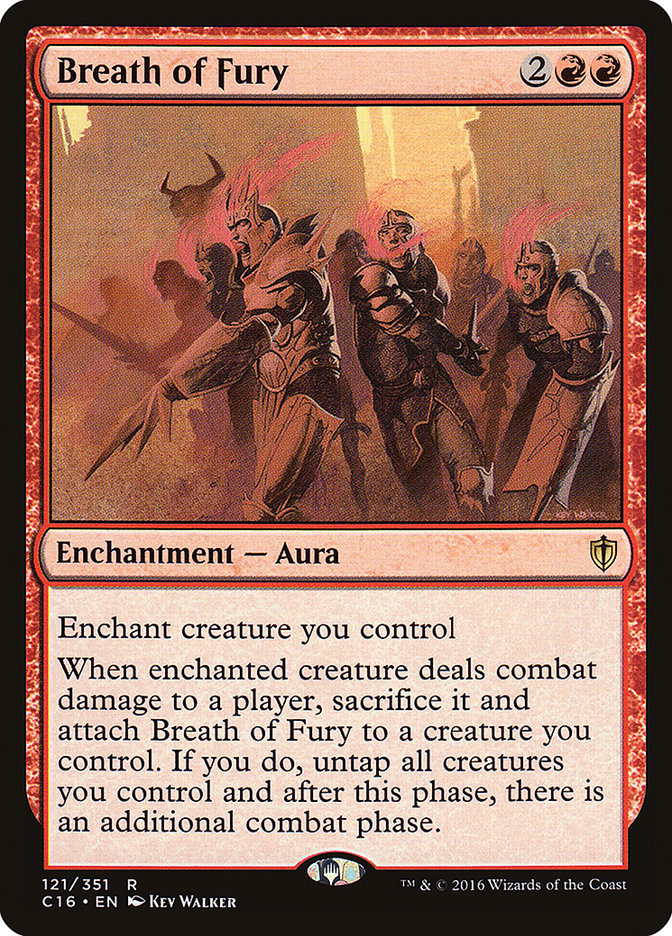 Magic the Gathering Card - Breath of Fury - MTG Circle