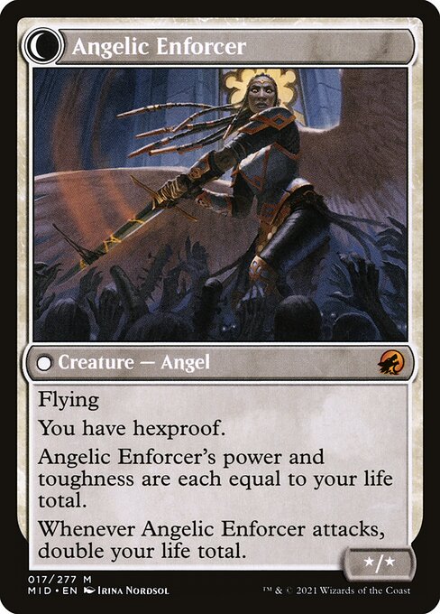 Magic the Gathering Card - Angelic Enforcer - MTG Circle