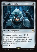 Magic the Gathering Card - Champion's Helm - MTG Circle