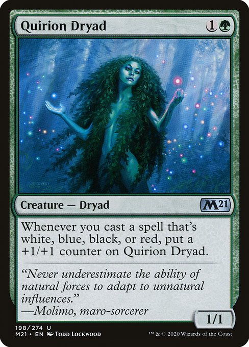 Magic the Gathering Card - Quirion Dryad - MTG Circle