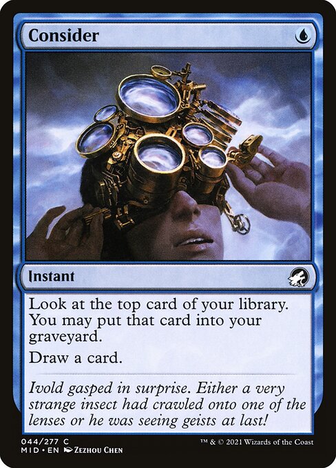 Magic the Gathering Card - Consider - MTG Circle