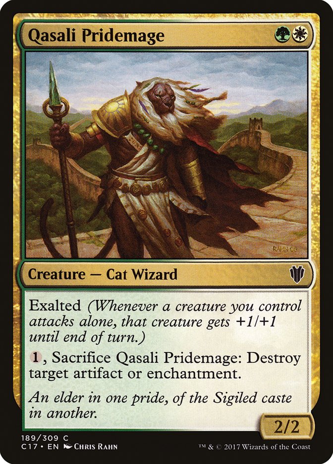 Magic the Gathering Card - Qasali Pridemage - MTG Circle