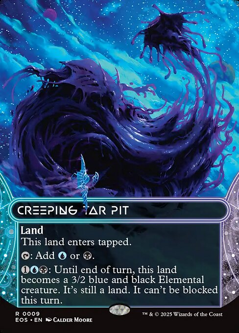 Magic the Gathering Card - Creeping Tar Pit - MTG Circle