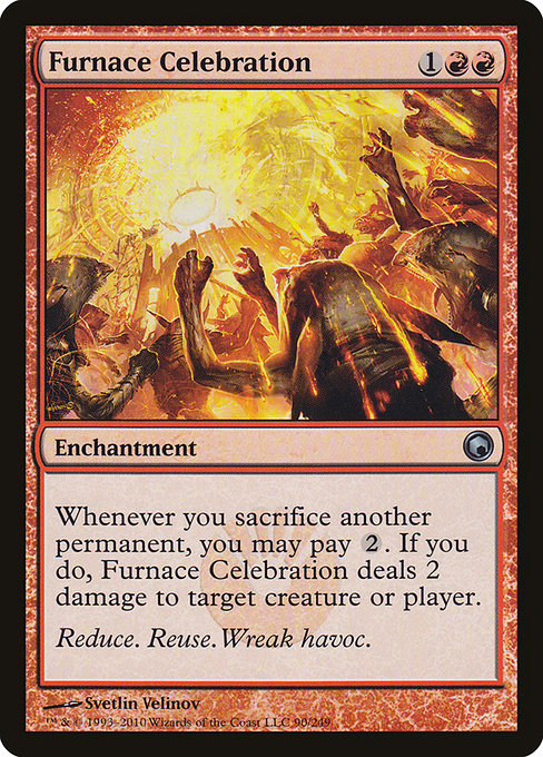 Magic the Gathering Card - Furnace Celebration - MTG Circle