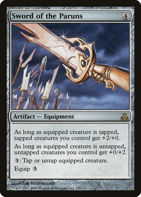 Magic the Gathering Card - Sword of the Paruns - MTG Circle