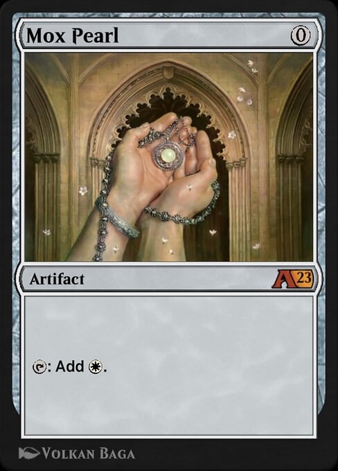 Magic the Gathering Card - Mox Pearl - MTG Circle