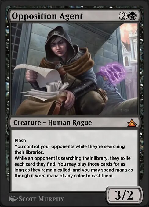 Magic the Gathering Card - Opposition Agent - MTG Circle