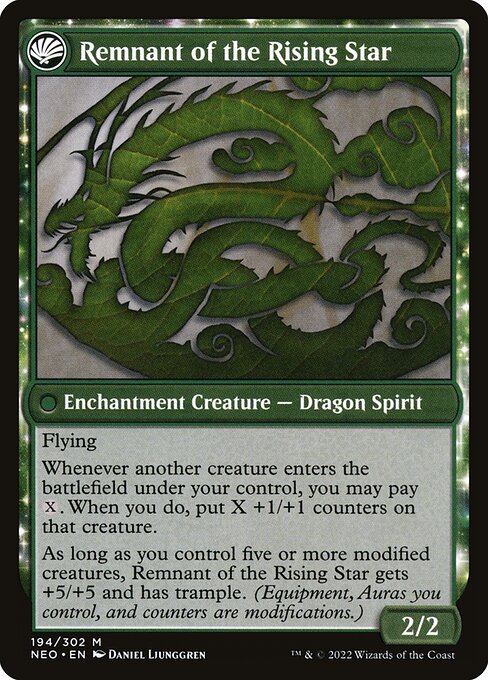 Magic the Gathering Card - Remnant of the Rising Star - MTG Circle