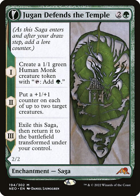 Magic the Gathering Card - Jugan Defends the Temple - MTG Circle