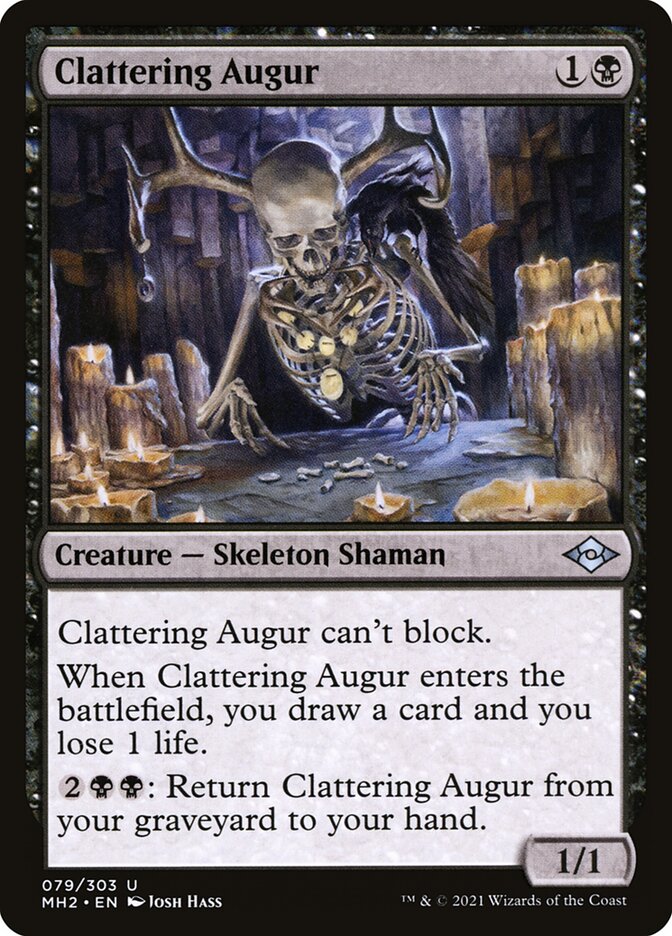 Magic the Gathering Card - Clattering Augur - MTG Circle