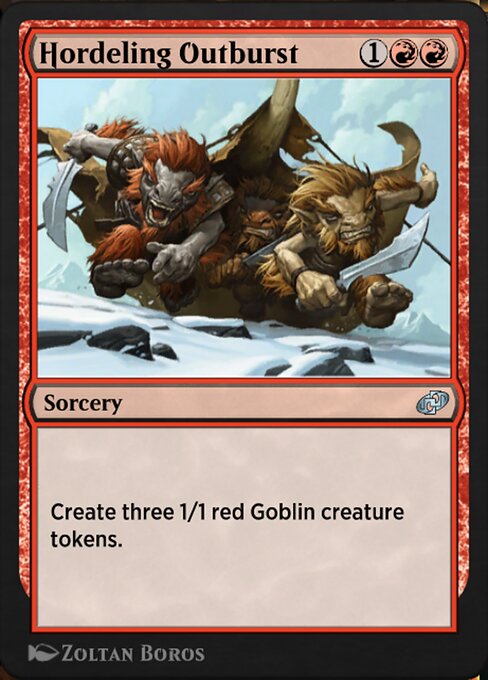 Magic the Gathering Card - Hordeling Outburst - MTG Circle