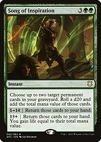 Magic the Gathering Card - Song of Inspiration - MTG Circle