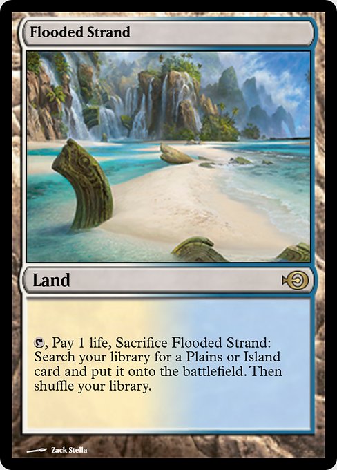 Magic the Gathering Card - Flooded Strand - MTG Circle