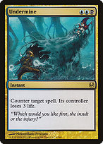 Magic the Gathering Card - Undermine - MTG Circle