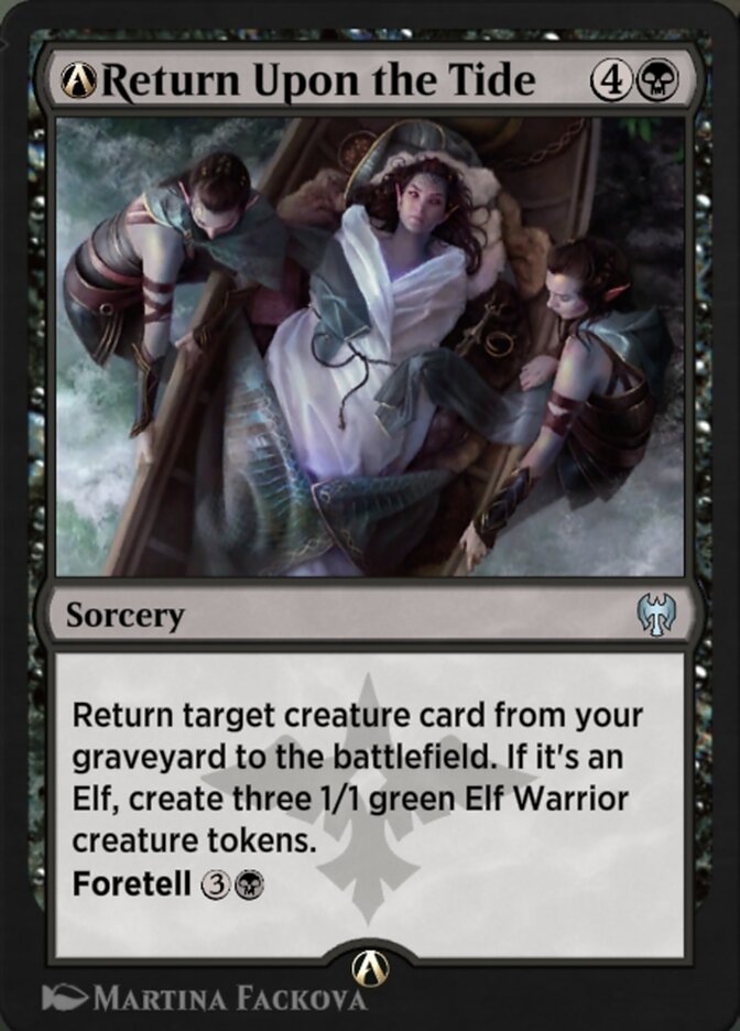 Magic the Gathering Card - A-Return Upon the Tide - MTG Circle