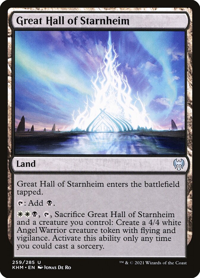 Magic the Gathering Card - Great Hall of Starnheim - MTG Circle