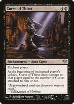 Magic the Gathering Card - Curse of Thirst - MTG Circle