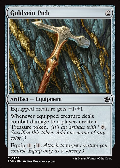Magic the Gathering Card - Goldvein Pick - MTG Circle