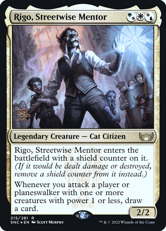 Magic the Gathering Card - Rigo, Streetwise Mentor - MTG Circle