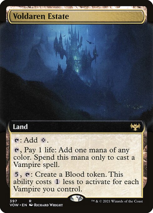 Magic the Gathering Card - Voldaren Estate - MTG Circle