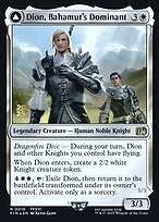 Magic the Gathering Card - Dion, Bahamut's Dominant // Bahamut, Warden of Light - MTG Circle
