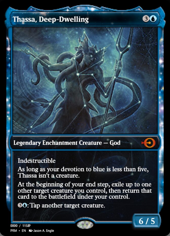 Magic the Gathering Card - Thassa, Deep-Dwelling - MTG Circle