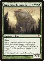 Magic the Gathering Card - Craterhoof Behemoth - MTG Circle
