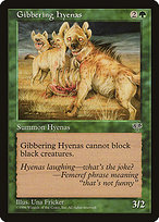 Magic the Gathering Card - Gibbering Hyenas - MTG Circle