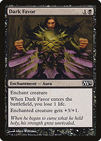Magic the Gathering Card - Dark Favor - MTG Circle