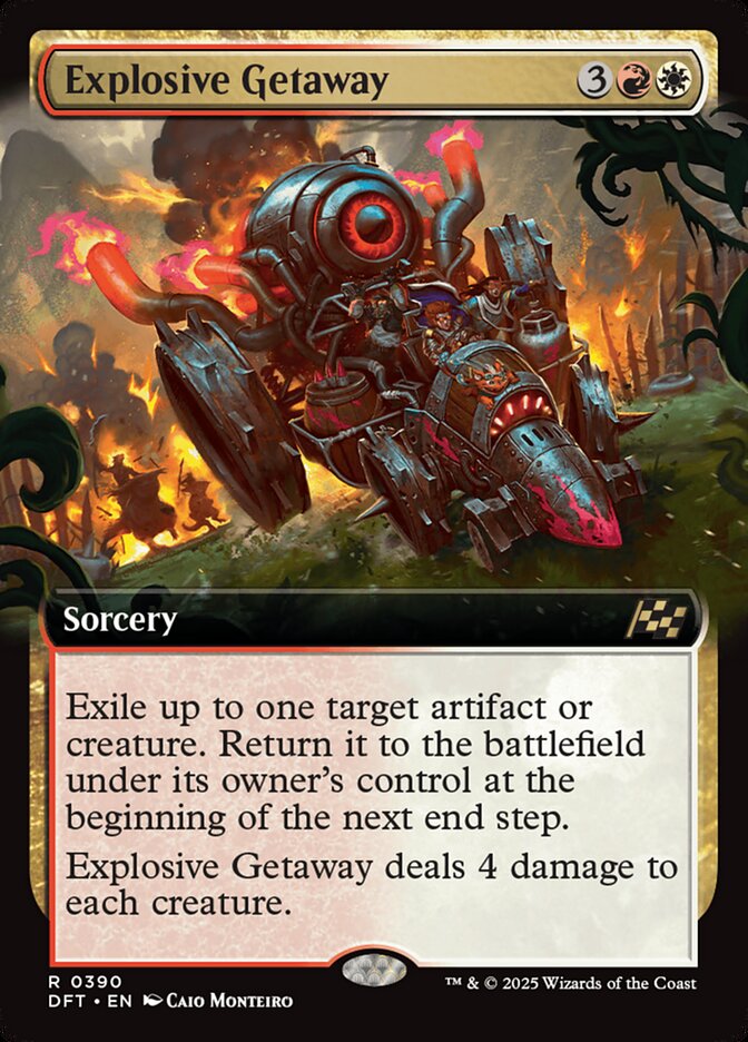 Magic the Gathering Card - Explosive Getaway - MTG Circle