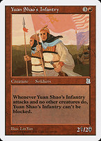 Magic the Gathering Card - Yuan Shao's Infantry - MTG Circle