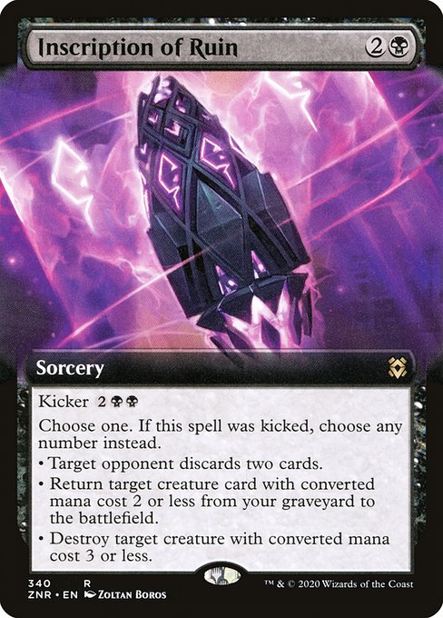 Magic the Gathering Card - Inscription of Ruin - MTG Circle