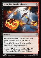 Magic the Gathering Card - Pumpkin Bombardment - MTG Circle