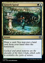 Magic the Gathering Card - Growth Spiral - MTG Circle