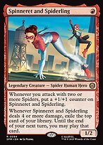 Magic the Gathering Card - Spinneret and Spiderling - MTG Circle