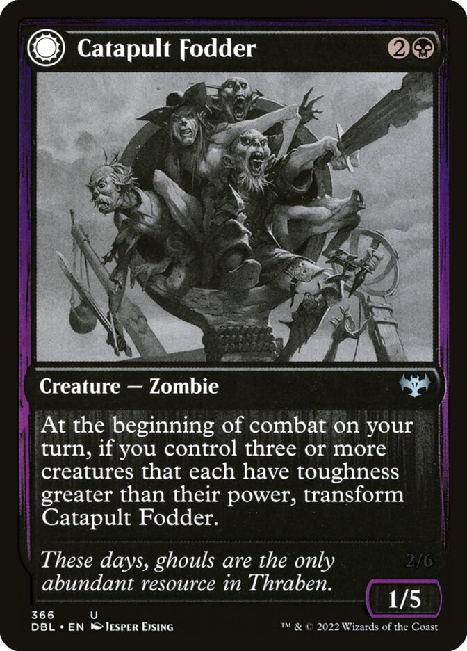 Magic the Gathering Card - Catapult Fodder - MTG Circle