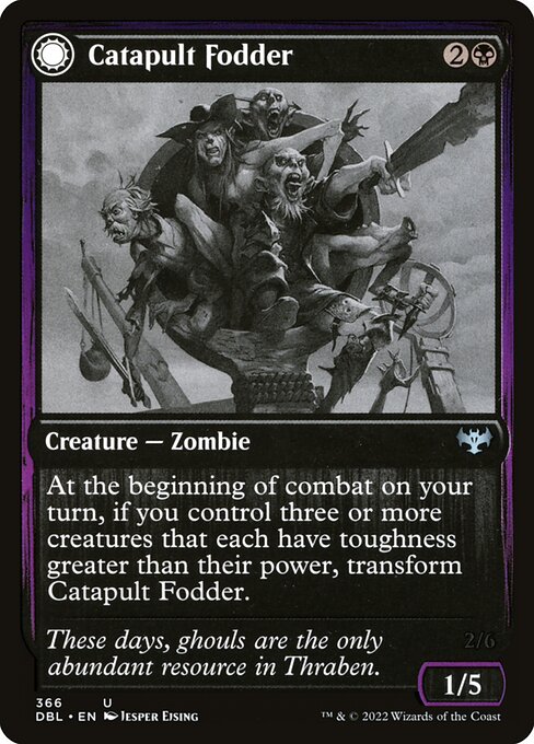 Magic the Gathering Card - Catapult Fodder - MTG Circle