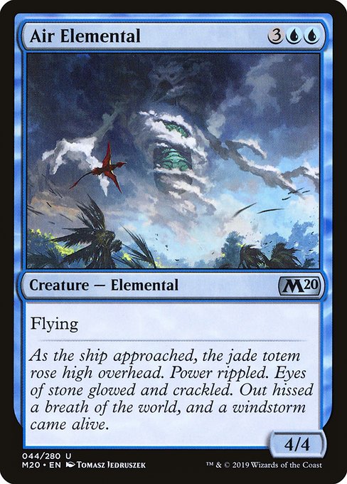 Magic the Gathering Card - Air Elemental - MTG Circle