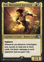 Magic the Gathering Card - Val, Marooned Surveyor - MTG Circle