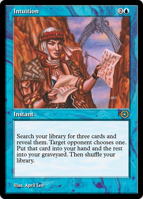 Magic the Gathering Card - Intuition - MTG Circle